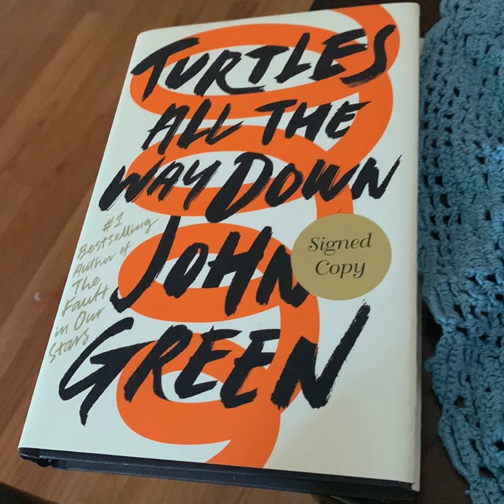 Signed Copy! John Green Turtles All The Away Down